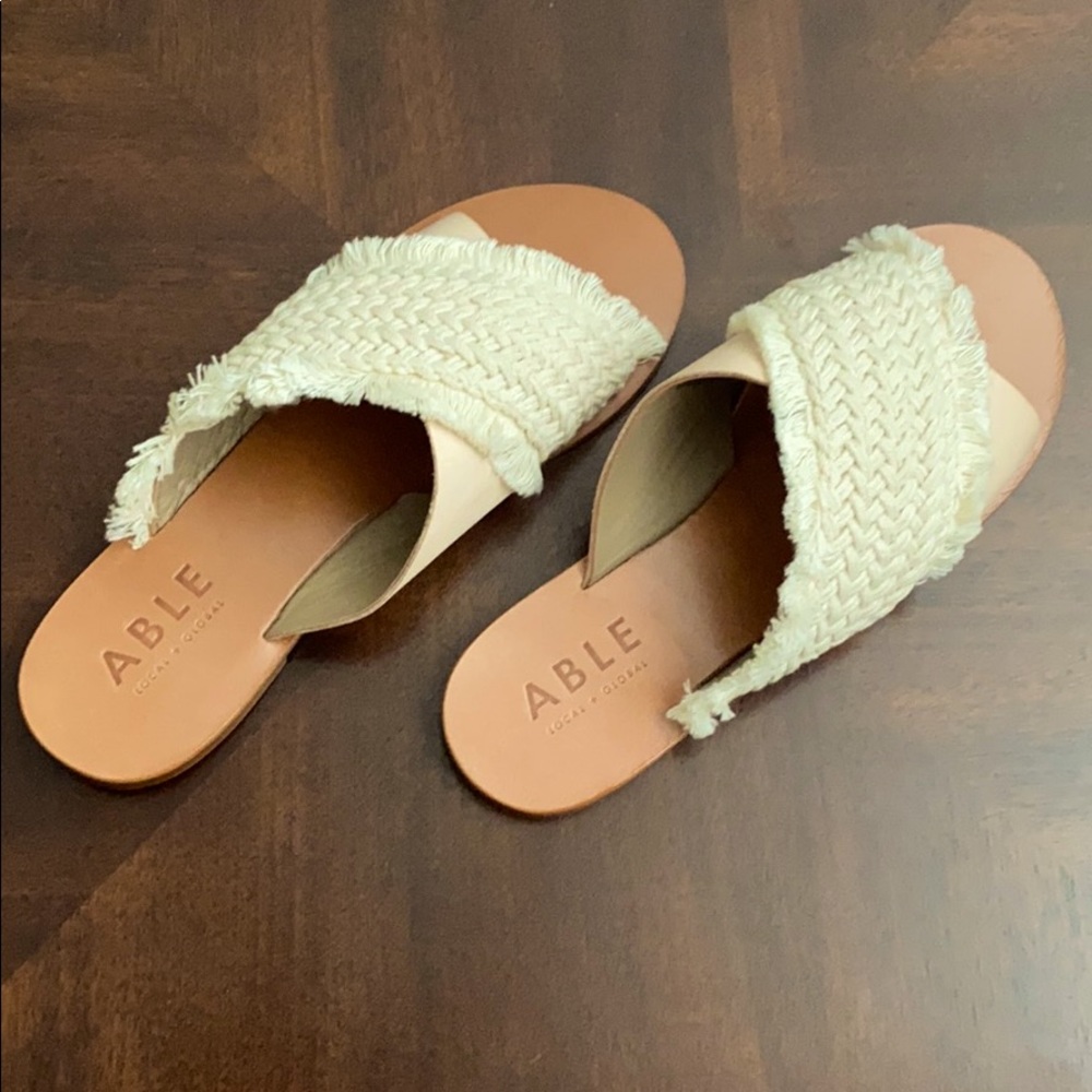 NEW ABLE Ren Sandal in Tan